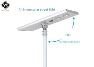 China IP67 Solar Powered Street Lights 50W , LED Solar Street Lamp 3 Years Warranty wholesale
