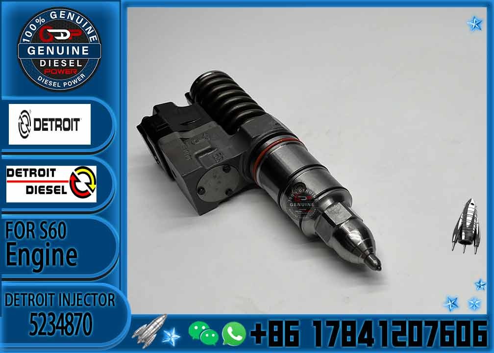 Detroit diesel engine series S60 11.1 and 12.7 L fuel injector 5234865 5234870