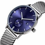 Analog Quartz Stainless Steel Watch MIYOTA 1L45 Men'S Quartz Wrist Watch