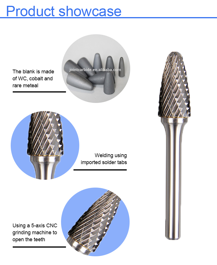 Tungsten Carbide High-Speed Rotary Tool Drill Grinder For Stainless Steel Oem Service