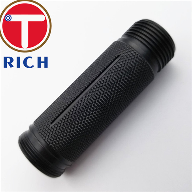 Lathe Cnc Aluminum Machining Parts Aluminum Rod Alloy Shell Sandblasting Oxidation