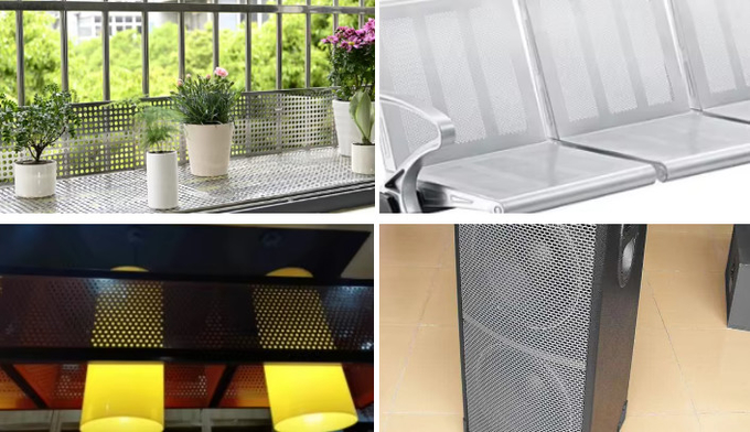 Low Carbon Steel Punched Perforated Wire Mesh For Screen Filter