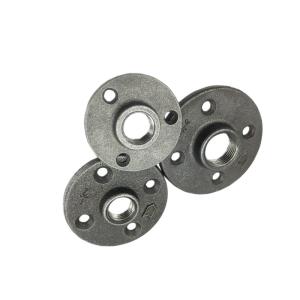 China Four Holes 19mm Flange Malleable Pipe Fittings Galvanized wholesale
