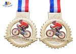 Wheel Shape 70mm 3mm Thickness Cycle Stock Medals