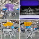 Waste Plastic Bucket Trash Can Big Blue Bucket Shredder Machine