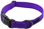 Durable Soft Nylon Dog Collar , Reflective Nylon Buckle Dog Collars