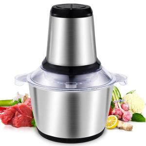 China Mini Meat Blender Chopper Electric Food Vegetable Stainless Steel Meat Grinder wholesale