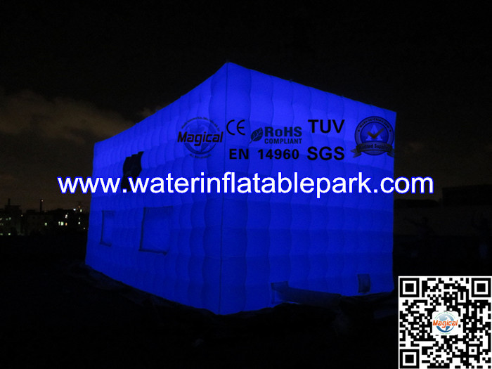 Promotional Large Outdoor Led Light Inflatable Lawn Tent Wedding Party Party Tent