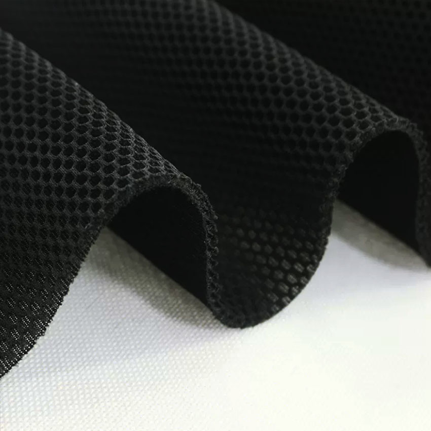 Lower Stretchable Spacer Mesh Fabric Breathable Knitted Mesh Fabric For Beding