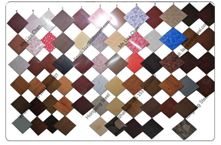 Oak wood print ppgi 0.4x1250mm / wood design ppgi zinc 100