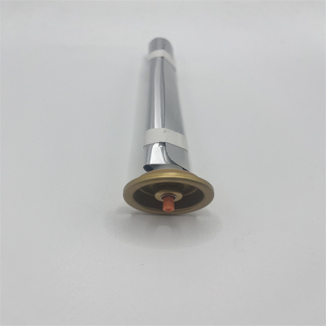 Customized Capacity Silver Cylinder Aerosol Bag On Valve With Leak Proof Plastic