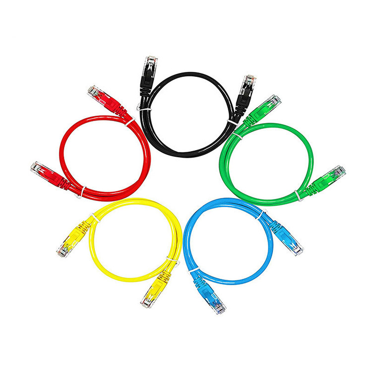 Slim UTP Cat 6 10 Feet Ethernet Lan Cable Blue High Speed Pre Terminated Computer Cable Blue Color