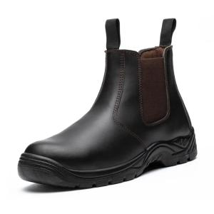 China No Lace Cheales Safety Shoes Waterproof / Oil Resistant Shoes Black wholesale