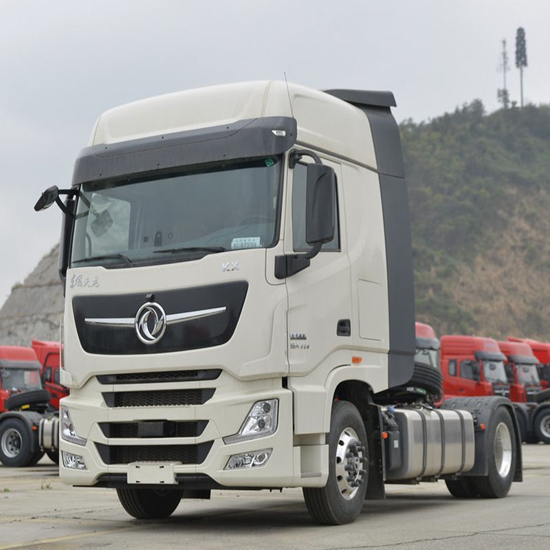 10 Wheelers 371HP 6x4 Prime Mover Lift Hand Drive Dongfeng Used Trailer Tractor Truck Head Trucks For Sale