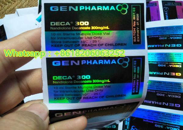 Multi Colored Prescription Bottle Label Matte Laminating Gold Foil Paper