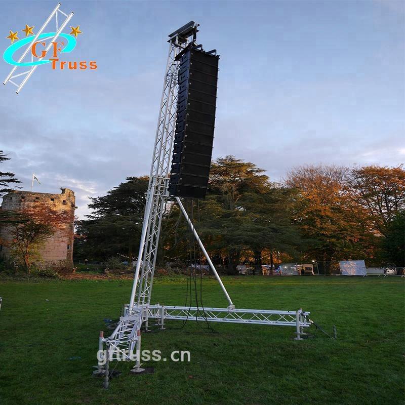 Sound Aluminum PA Line Array Truss Lifting Tower For Speaker