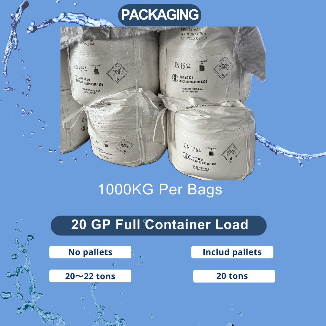 Industrial Wastewater Treatment 99% Barium Chloride BaCl2 Best Sales
