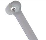 Nylon stainless steel inlays block cable ties