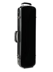 China Fiberglass Rectangular Violin Hard Case Black Waterproof wholesale