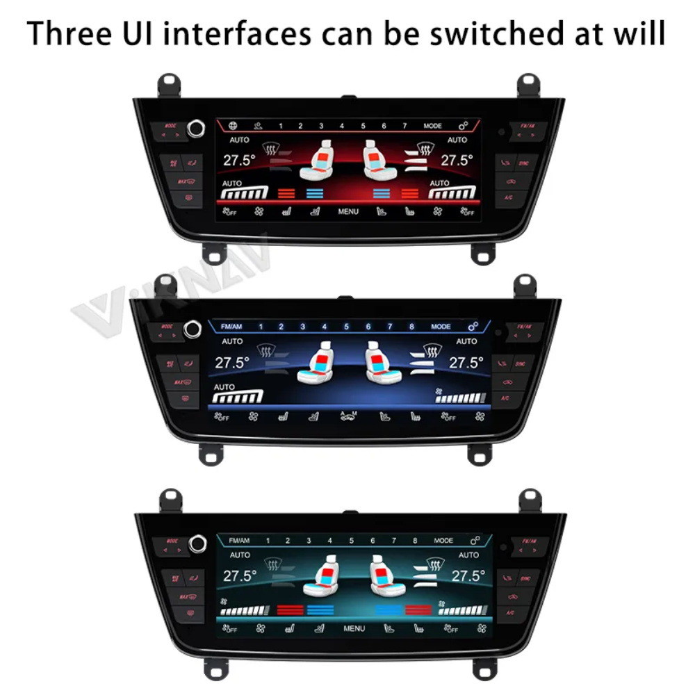 Climate Air Conditioning Lcd Touch Screen Ac Control In 2013-2020 Bmw 2 3 4 Series