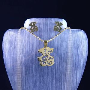 China High Quality Stainless Steel Jewelry Set LUS05-2 wholesale