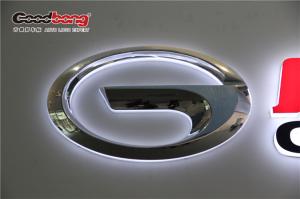 China car showroom electroplating ABS Chrome Car Logo wholesale