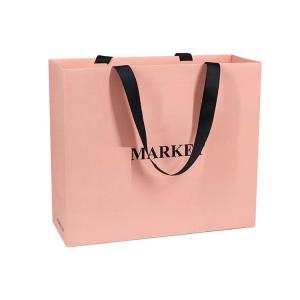 China Heavy-duty Recyclable Paper Bags with Your Logo for Gift Shopping wholesale
