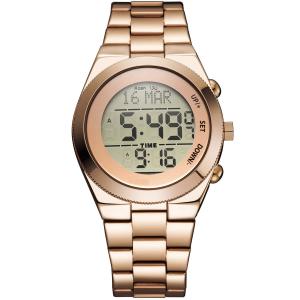 China Rosegold Waterproof Digital Watch 3ATM Men'S Water Resistant Digital Watches 38MM wholesale