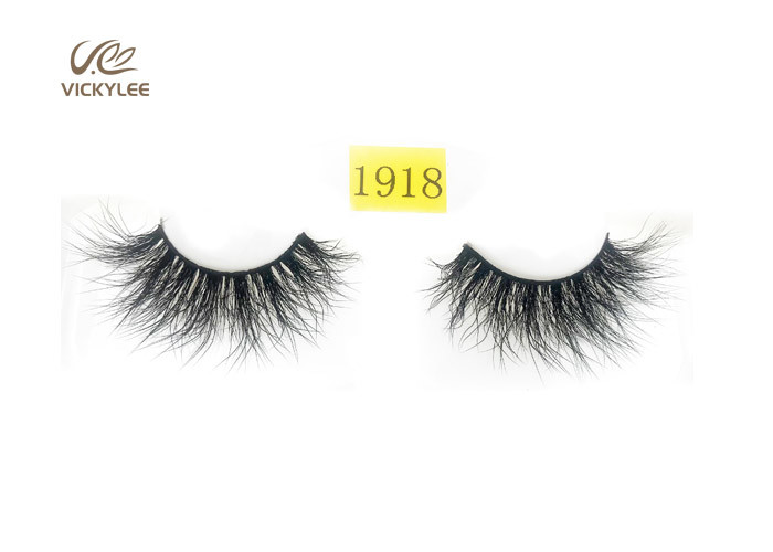 Plastic Cotton Stalk Fluffy 22mm Dramatic False Eyelashes