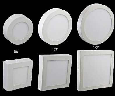 LED Surface Mounted Panel Light Square 18W round down light led SMD2835 chip Epistar