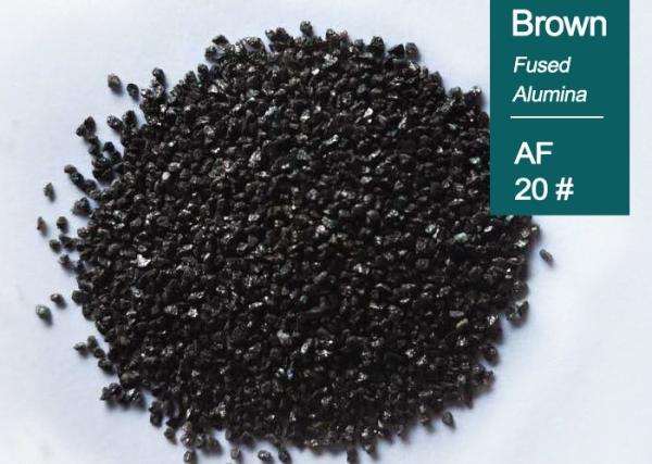 Quality 9 Mohs Brown Fused Aluminium Oxide Blasting Media for sale