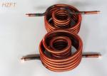 Integrated Copper Finned Tube Coils / Finned Coils for Tankless Water Heaters