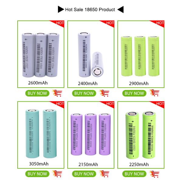 3.7V 2900Mah Rechargeable Li Ion Battery 18650 For Portable Printer