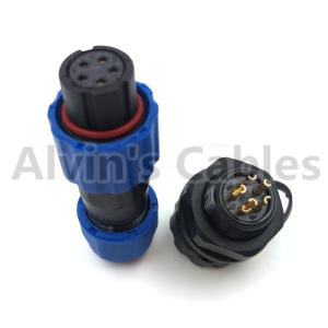 China Outdoor Waterproof Plastic Cable Connector IP68 Rating 13-28mm Outer Diameter wholesale