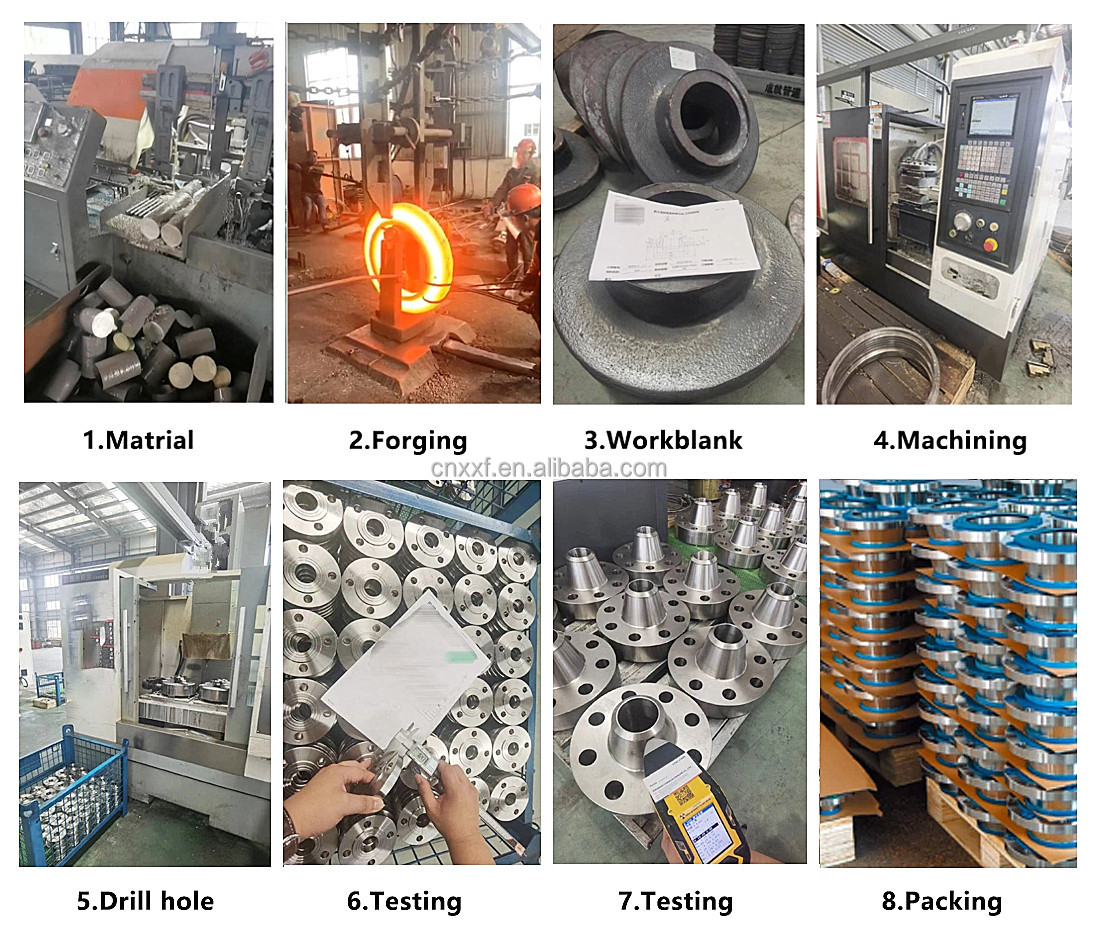 DN15-1200 Nickel Alloy Steel ASTM B564 Uns N06625 Inconel 625 Flange WN RF Flange ASME B16.5 Class 150 Industrial 1/2"-48