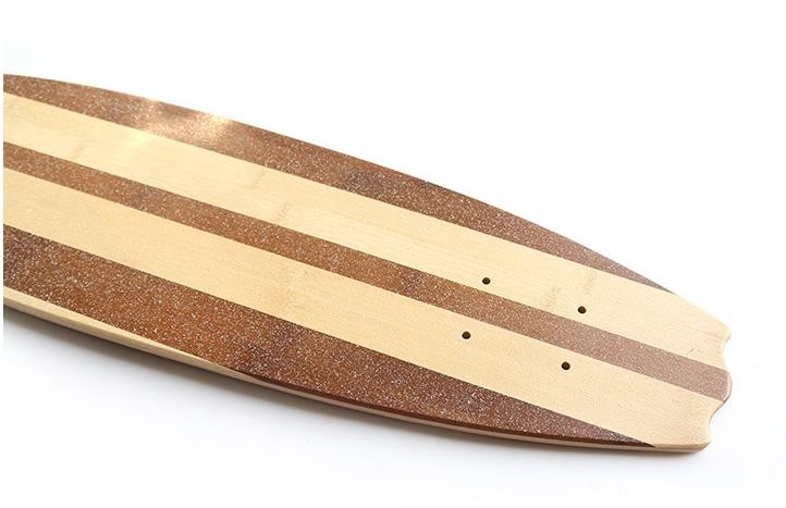 YOBANG Bamboo Rock & Branch Series Shiplap Surfboard Serving and Cutting Board