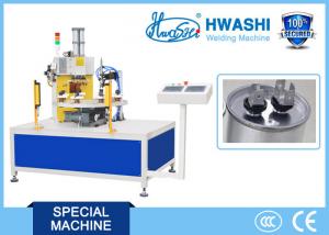 China Rotary Table Type Automatic Spot Welding Machine for Motor Run Capacitor Top Case on sale