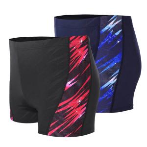 China Anti Chlorine Competitive Swimming Shorts Training Men'S Competition Swim Trunks Boxer wholesale