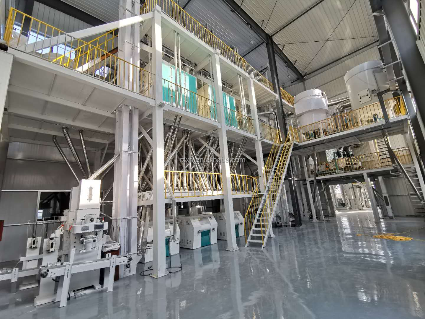 120 Ton Per 24 Hour Automatic Roller Corn Wheat Grinder Bread Flour Milling Machine in Bangladesh