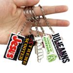 Soft Pvc Keychain 2D 3D Custom Logo Rubber Anime Promotional Key Rings