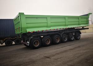 China Front Lifting BPW Tipper Truck Trailer 120 Ton Semi Truck Dump Trailer 6 Axles wholesale