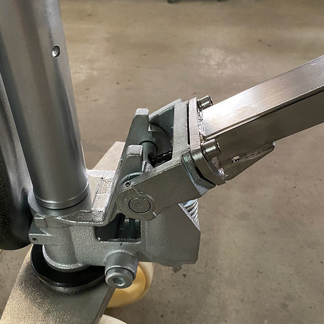 Manual 1000kg Stainless Steel Pallet Truck Lifting Height 31.50''