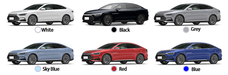 Streamline Body Design BYD Han DM , BYD Plug In Hybrid Sedan 5 Seater