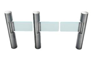China DC24V Cylinder Swing Barrier Gate 10mA RFID Auto Synchronized wholesale