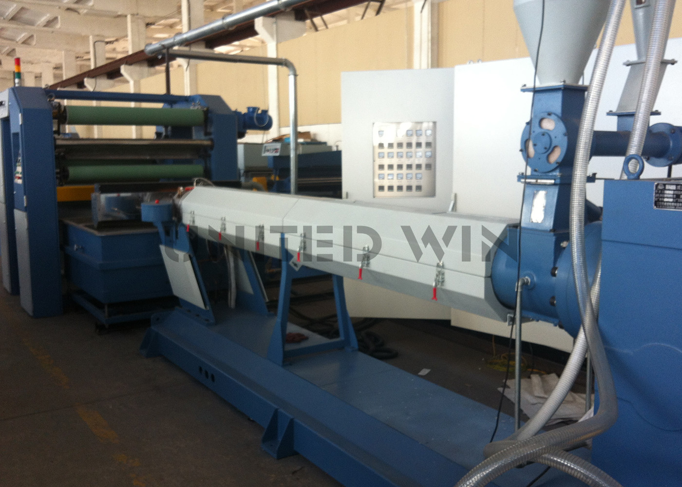 PP Tape Extrusion Line Plastic Extruding Flat Film Stretching Machine 380KW