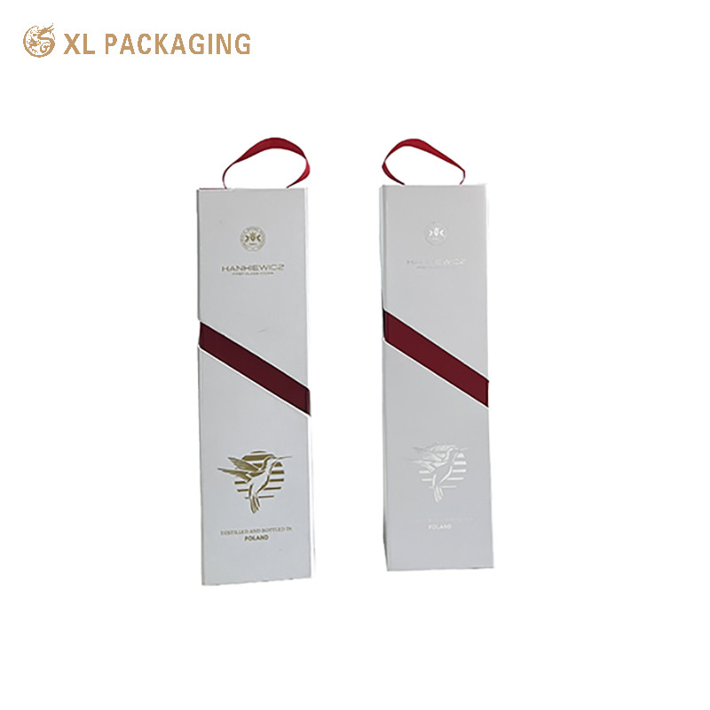 Foldable Custom Wine Paper Box Magnet Closure Lid Packing Boxes For Wine Bottles