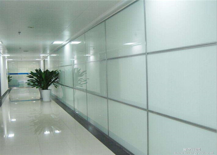 Decorative Frosted Safety Glass Tinted Tempered Glass For Partition Walls