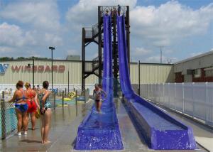 China Commercial Kamikaze Water Slide Fiberglass 10m Height For Adult wholesale