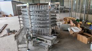 China Stainless Steel Blast Freezing Single Tower Spiral Freezing Machine for Dumpling Making Plant wholesale