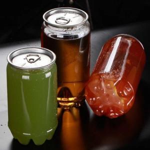 China Transparent PET 350ml 600ml Plastic Beverage Bottles wholesale